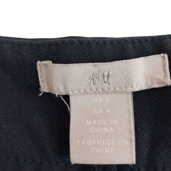 H&M Cigarette Style Sailor Trousers With Vintage Vibe Womens Size 4 Gently Used - Picture 6 of 6